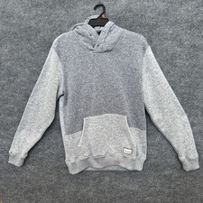 Quicksilver Keller Hoodie Pullover Fleece Sz XL Grey Super Warm And Comfy picture