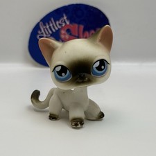 SIAMESE SHORTHAIR CAT #5 - Authentic Littlest Pet Shop - Hasbro LPS picture