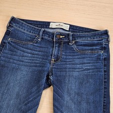 Hollister Skinny Jeans Women 7R 30x29 Blue Low Rise Stretch Denim Casual picture