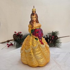 1998 Christopher Radko Disney Belle Beauty & The Beast Ornament LE 5000 Rare picture