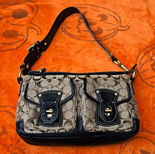Coach Legacy Signature Shoulder Bag – Style F12889 picture