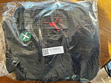 Off-White x Jordan Men's Full Zip Colorblock Track Jacket Black/Gray M picture