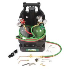 Victor 0384-0946 Gas Welding Outfit, G150 Series, Acetylene, Welds Up To 1/4 In picture