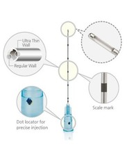 5/10/20/50/100pcs Micro Cannula with Puncture, Blunt Tip for Fillers, FDA Listed picture