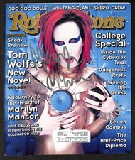 Marilyn Manson Signed/Autographed 1998 Rolling Stone Magazine JSA 211797 picture