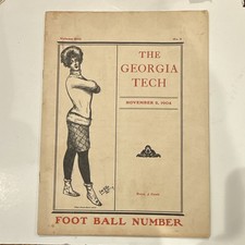 Rare 1904 Georgia Tech Yellow Jackets Football Magazine November 3, 1904 picture