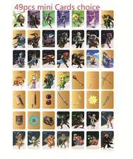 49pcs For Switch 1 2 /Wii U BOTW TOTK Zelda Tears of the Kingdom Mini NFC Cards  picture