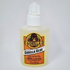 Gorilla Glue White Original Strong Bonds Wood Stone Metal Glass 2 fl oz (59 mL) picture