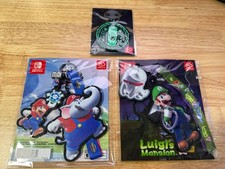 My Nintendo Rewards Lot of 3 keychains - Zelda, Mario, Luigi's Mansion picture