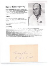 1968 Buffalo Bills HC Harvey Johnson AAFC NFL d.83 picture