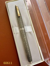 Vintage SHEAFFER Imperial Sterling Silver FP 14K Inlaid  Nib  Aust picture