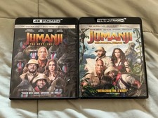 Jumanji 4K Ultra HD Blu-ray Bundle – 2 Movies – Like New picture