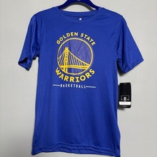 NWT Golden State Warriors Kids Youth T Shirt Blue Medium New Basketball NBA GSW picture