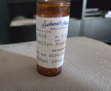 Marilyn Monroe EMPTY Bottle from Stylist Sydney Guilaroff 2-1-1962 W/Letter picture