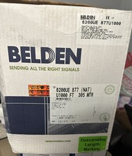 Belden 6200UE 010U1000 6 AWG 2 Conductor Unshielded CMP Plenum Security Cable picture