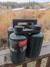 1 lb Propane Bottle 4 Pack Carrier/Tote/caps camping propane not included picture
