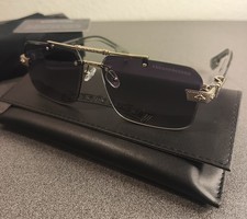 Chrome Hearts Rimless Sunglasses Black/Gold w Box  picture