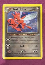 *Swirl* Dark Scizor 9/105 Neo Destiny Holo MP picture