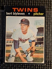 1971 Topps Bert Blyleven #26 RC Rookie Minnesota Twins HOF VG-EX Raw Centered picture