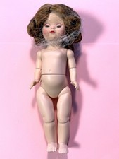 Vintage Madame Alexander 8” Redhead Doll Hairnet Nude Dress Me 1980s 90s picture