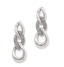 BRIGHTON CLEO PAVE Link Post Drop Earrings w Crystals Style: JA0066 $118 NWT picture