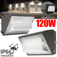 120W LED Wall Light 5000K Dust to Dawn LED Wallpack Commercial Security Lighting picture