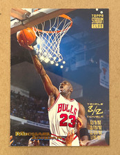 Topps 1993-94 Stadium Club Scoring Michael Jordan #1 Chicago Bulls Insert picture