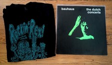Bauhaus - Dutch Concerts  1980 & 1981  (RaRe ORiG 1987 Red Vinyl LP) /w/ T-ShuRT picture