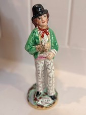 Antique Staffordshire “Gin and Water” Temperance Figure picture