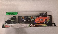 Racing Champions The Fast & The Furious StreetGlow Kenworth Transporter Supra picture