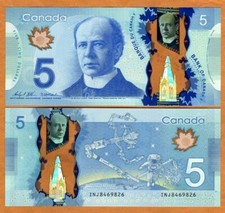 Bank of Canada, $5, 2013, Polymer, P-106, UNC Space Exploration picture