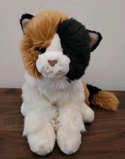 Ganz Webkinz Signature Calico Cat WKS1005 Plush Kitty White/Black/Orange No Code picture