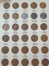 One Completed Lincoln Head Cent Collection - Book Number 2 Album 1941-1974 P,D,S picture