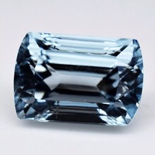 VVS Concave Cut 15-17 Ct Natural Blue Jeremejevite EGL CERTIFIED Loose Gemstone picture