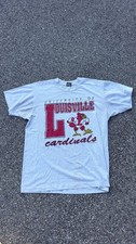 Synergism Vintage University of Louisville Cardinals T-Shirt Gray picture