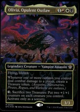 1x Foil Olivia, Opulent Outlaw (Borderless) - Commander: Outlaws - MTG - NM picture