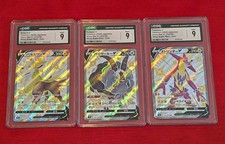 Pokemon Japanese Shiny Star V SSR CGC 9 Mint Lot - Boltund V 313, Toxtricity V 3 picture