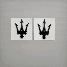 Maserati Ghibli Grecale Quattroporte Levante Trident Bright Black Badge Kit picture