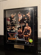 Owen Hart Tribute Signed Signed  Photo Memorial Plaque with COA picture