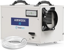 BaseAire 113Pints Crawl Space Dehumidifier with Drain Hose for 1200 sq Basement picture