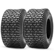 Set 2 18x9.50-8 Turf Lawn Mower Tires 18x9.5x8 4 Ply Tubeless Heavy Duty Replace picture
