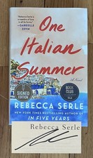 SIGNED Rebecca Serle One Italian Summer Atria Hardcover Book Autographed NEW picture