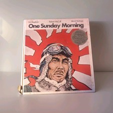 Vintage 1971 One Sunday Morning Book Ed Sheehan Robert McCall Pearl Harbor 30th picture