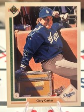 Gary Carter 1991 Upper Deck #758 2 Card Min See Desc picture