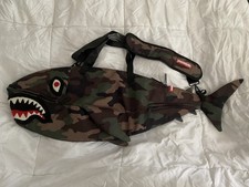 Sprayground Shark Duffle Bag Camo RARE picture