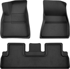 EVNV Tesla Model 3 Floor Mats - Fits 2021 2022 Model 3 Guaranteed - All Weather  picture