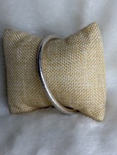 Vintage Silpada Hammered Sterling Silver Bangle Bracelet B1482 Retired picture