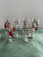 Vintage 1975 Popeye’s Coca-Cola Kollect-A-Set Glasses Complete Set of 6  picture