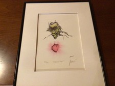 Jerry Garcia lithograph of Dracula's Heart picture