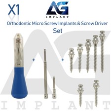 Dental Micro Screw Fixture Set Hand Driver Tool Long & Short Hexagonal Key picture